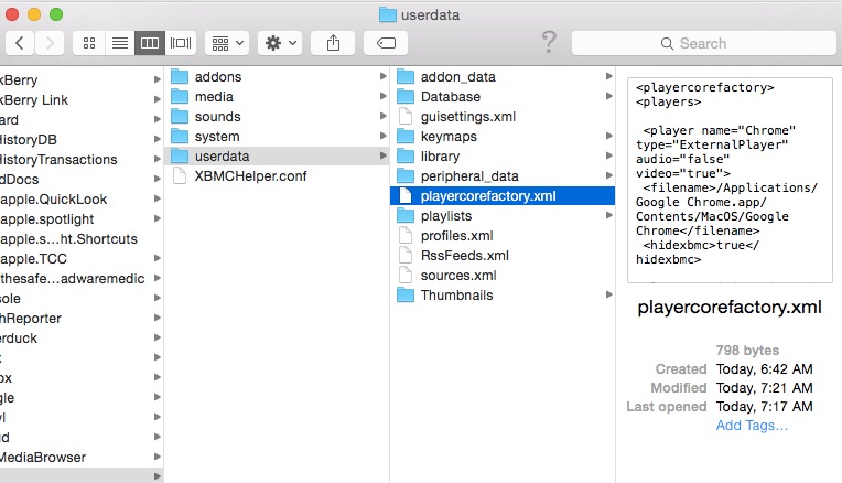 xbmc player mac os x